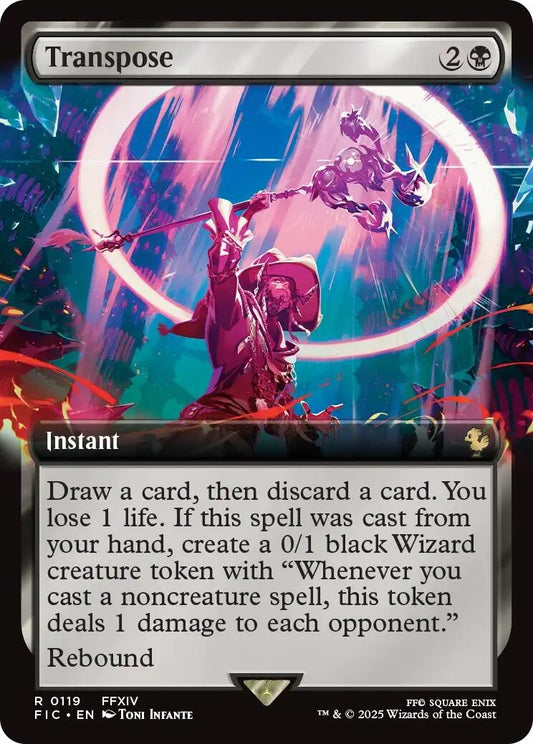 Image for Transpose (Extended Art) (119) - Magic: The Gathering