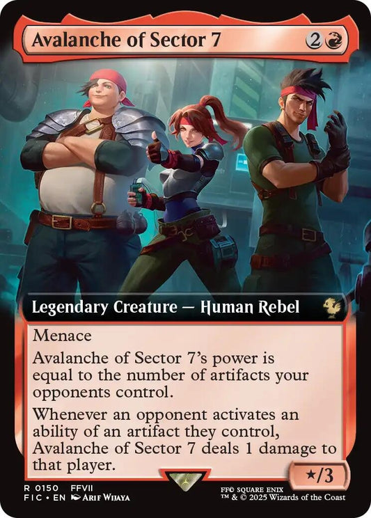 Image for Avalanche of Sector 7 (Extended Art) (150) - Magic: The Gathering