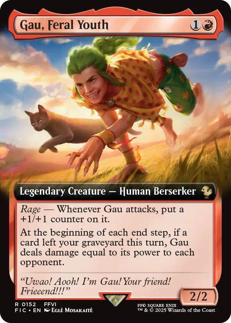 Image for Gau, Feral Youth (Extended Art) (152) - Magic: The Gathering