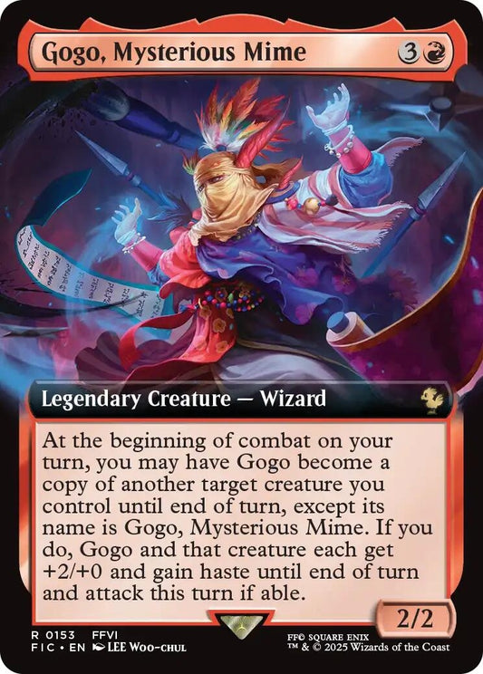 Image for Gogo, Mysterious Mime (Extended Art) (153) - Magic: The Gathering