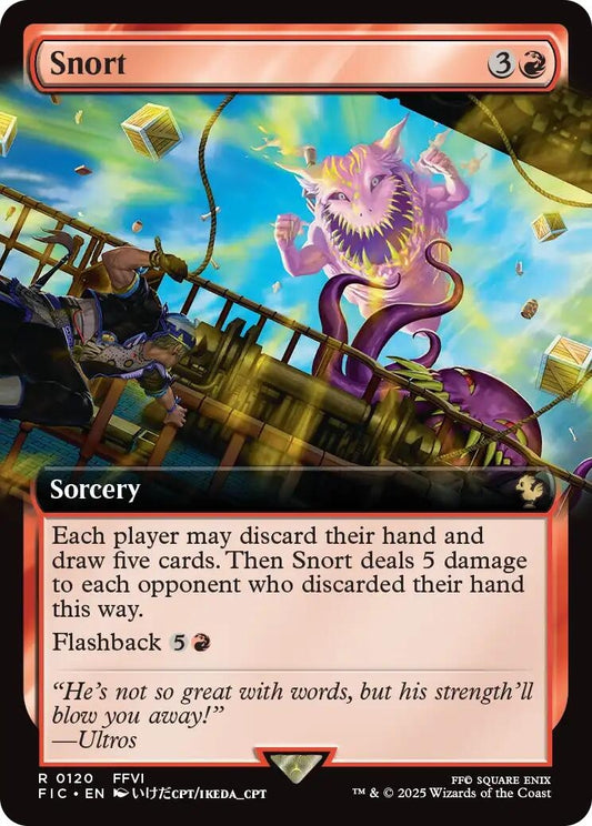 Image for Snort (Extended Art) (120) - Magic: The Gathering