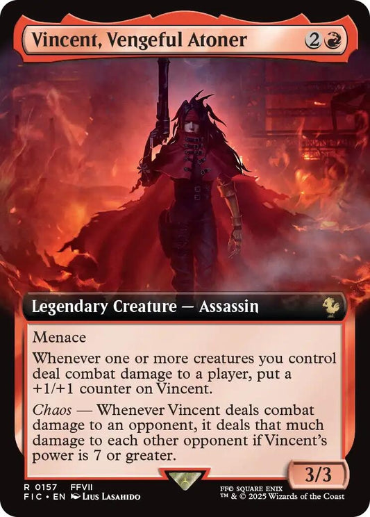 Image for Vincent, Vengeful Atoner (Extended Art) (157) - Magic: The Gathering