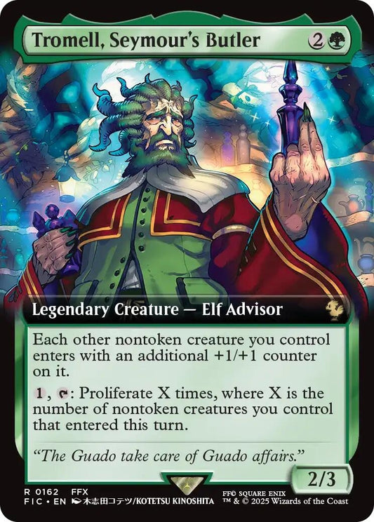 Image for Tromell, Seymour's Butler (Extended Art) (162) - Magic: The Gathering