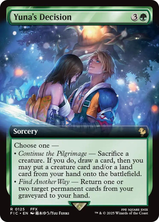 Image for Yuna's Decision (Extended Art) (125) - Magic: The Gathering