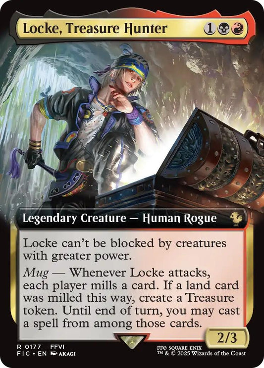 Image for Locke, Treasure Hunter (Extended Art) (177) - Magic: The Gathering