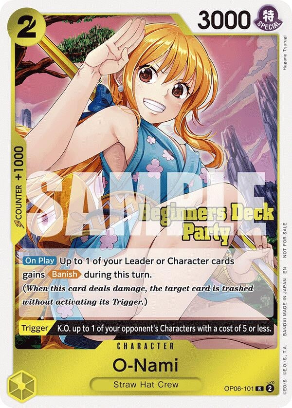 Image for O-Nami (Beginners Deck Party [ST-23] - [ST-28] Participation Pack) (OP06-101) - One Piece Card Game