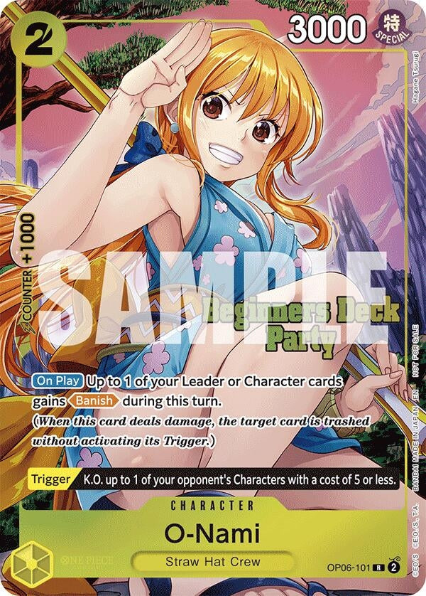 Image for O-Nami (Beginners Deck Party [ST-23] - [ST-28] Winner Pack) (OP06-101) - One Piece Card Game