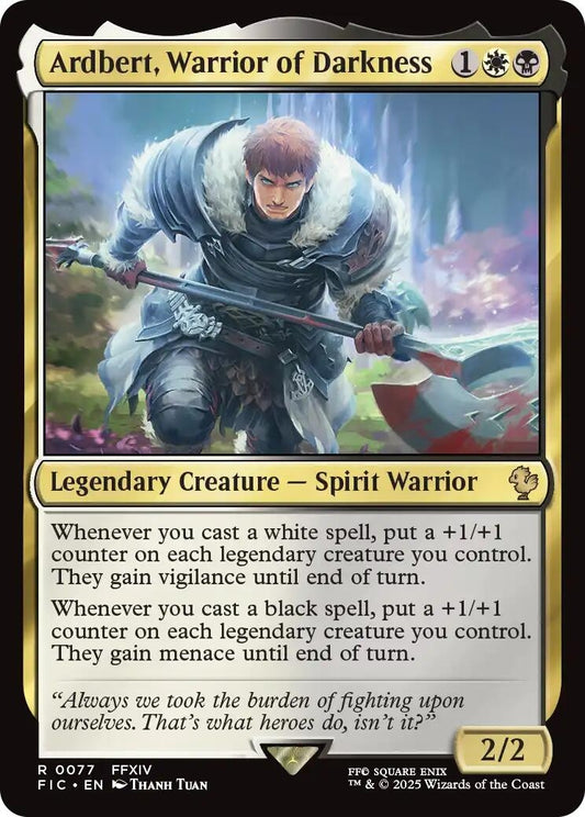 Ardbert, Warrior of Darkness (Surge Foil) (77)