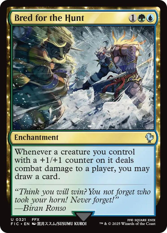 Image for Bred for the Hunt (Surge Foil) (321) - Magic: The Gathering