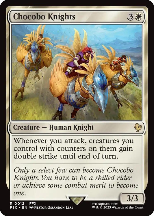 Image for Chocobo Knights (Surge Foil) (12) - Magic: The Gathering