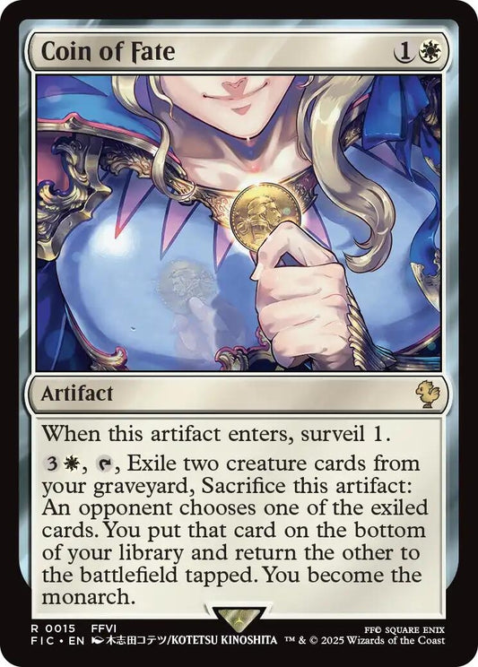 Image for Coin of Fate (Surge Foil) (15) - Magic: The Gathering