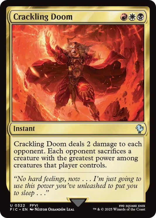 Image for Crackling Doom (Surge Foil) (322) - Magic: The Gathering