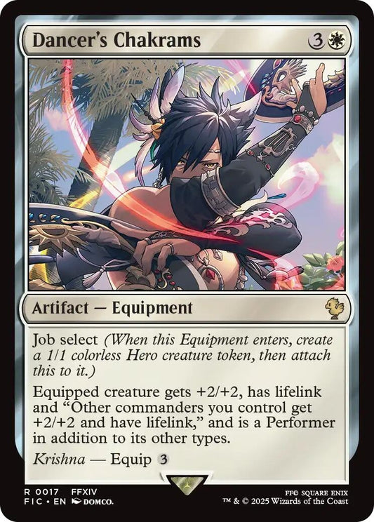 Image for Dancer's Chakrams (Surge Foil) (17) - Magic: The Gathering
