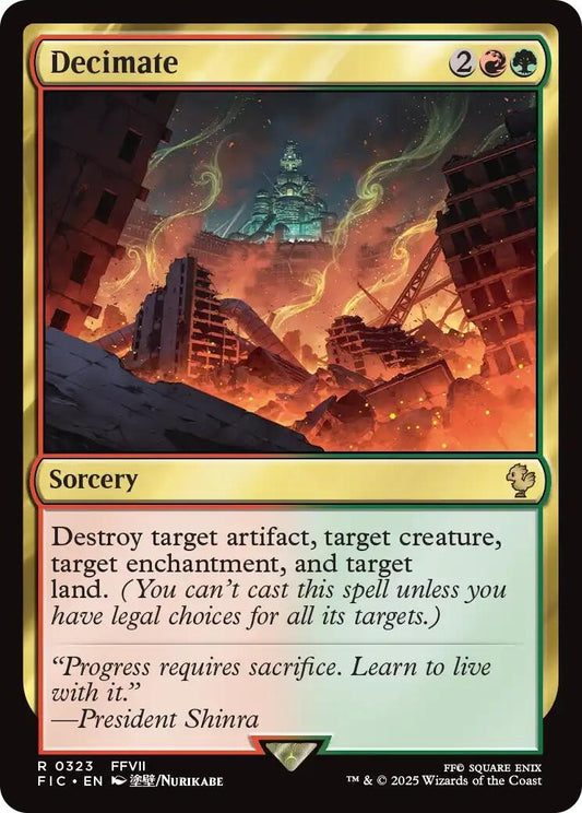 Image for Decimate (Surge Foil) (323) - Magic: The Gathering