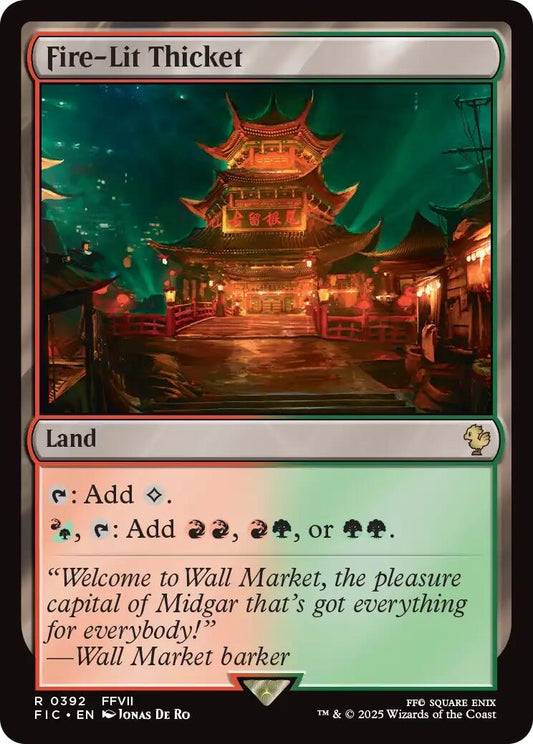 Image for Fire-Lit Thicket (Surge Foil) (392) - Magic: The Gathering
