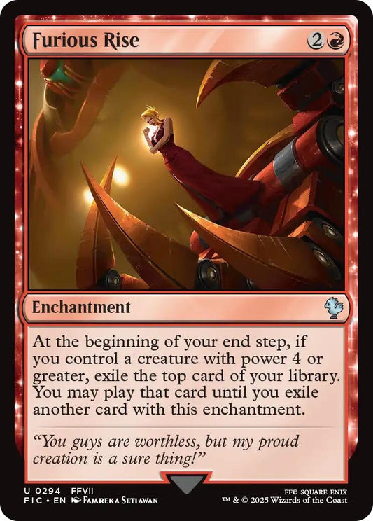 Image for Furious Rise (Surge Foil) (294) - Magic: The Gathering
