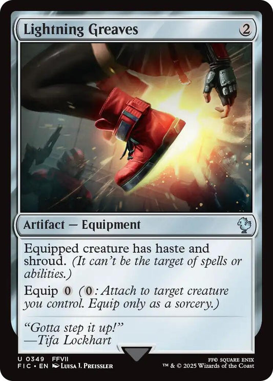 Image for Lightning Greaves (Surge Foil) (349) - Magic: The Gathering