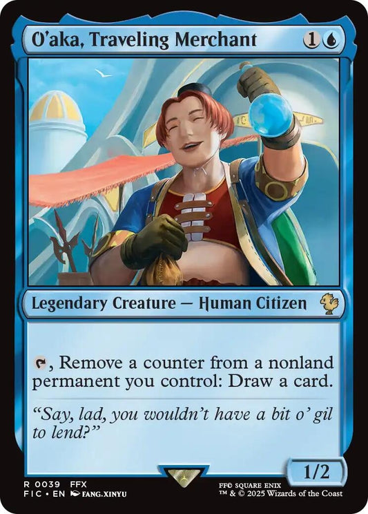 Image for O'aka, Traveling Merchant (Surge Foil) (39) - Magic: The Gathering