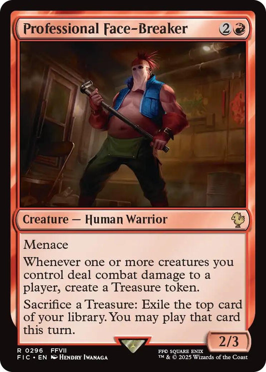 Image for Professional Face-Breaker (Surge Foil) (296) - Magic: The Gathering