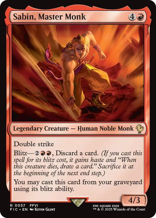 Image for Sabin, Master Monk (Surge Foil) (57) - Magic: The Gathering