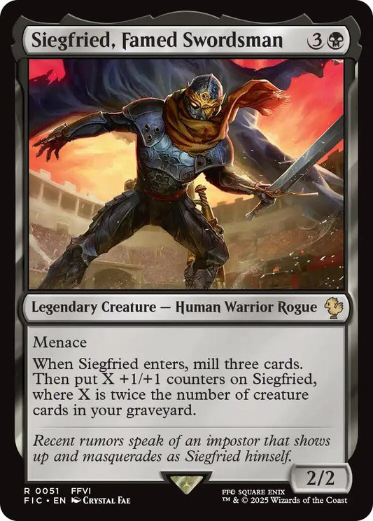 Image for Siegfried, Famed Swordsman (Surge Foil) (51) - Magic: The Gathering
