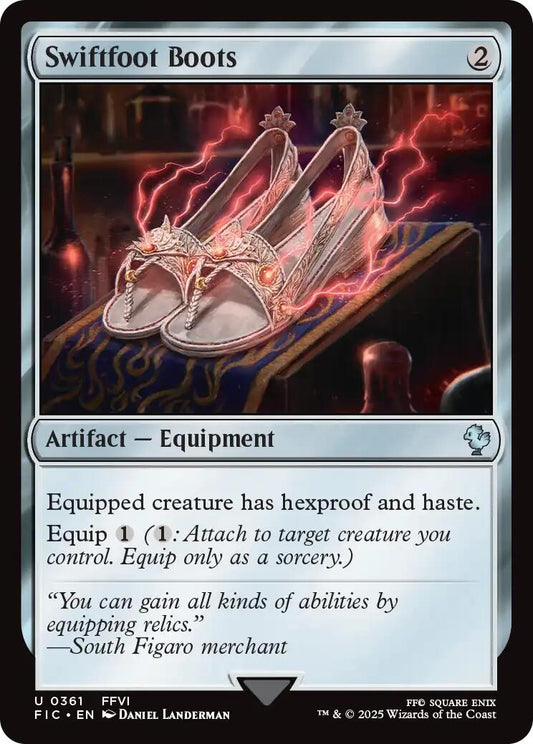 Image for Swiftfoot Boots (Surge Foil) (361) - Magic: The Gathering