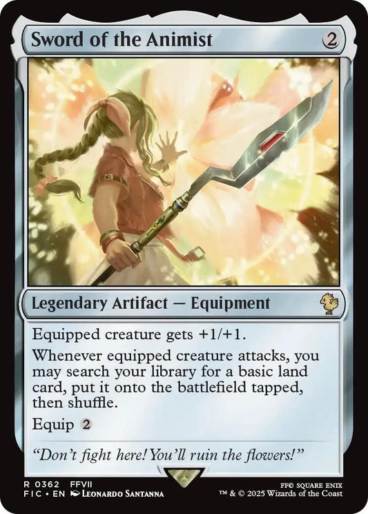 Image for Sword of the Animist (Surge Foil) (362) - Magic: The Gathering