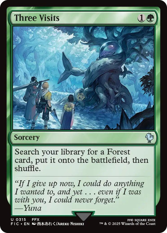 Image for Three Visits (Surge Foil) (315) - Magic: The Gathering