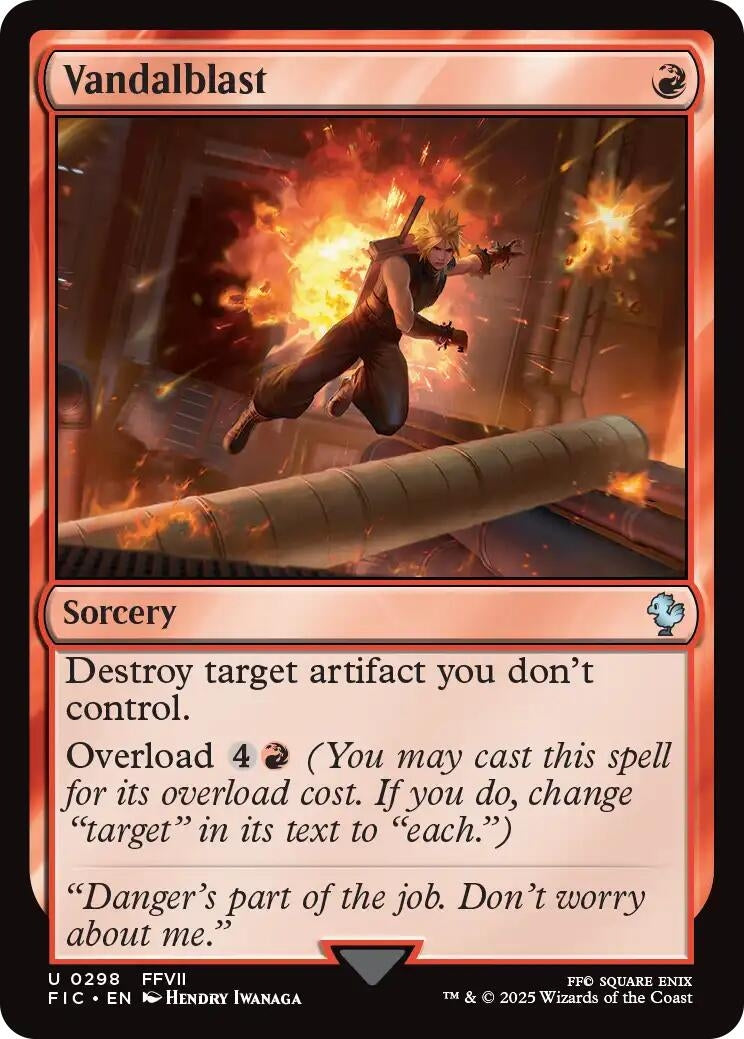 Image for Vandalblast (Surge Foil) (298) - Magic: The Gathering