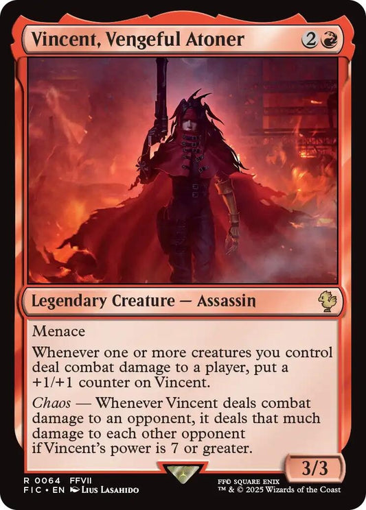 Image for Vincent, Vengeful Atoner (Surge Foil) (64) - Magic: The Gathering