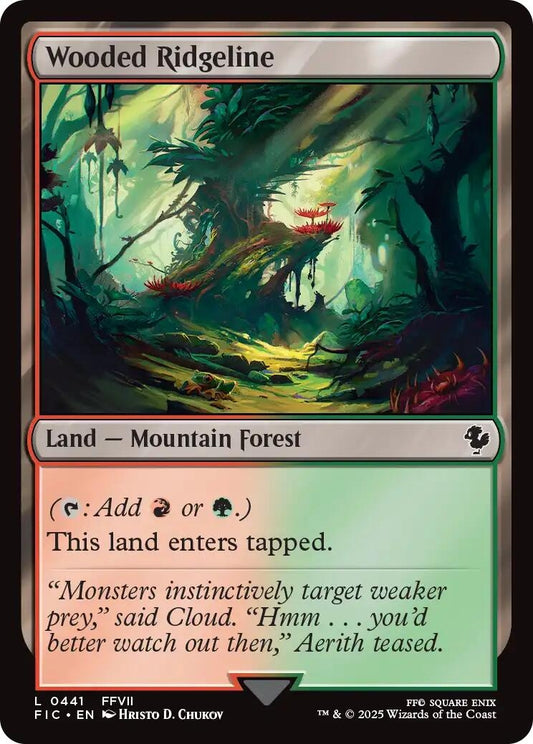 Image for Wooded Ridgeline (Surge Foil) (441) - Magic: The Gathering