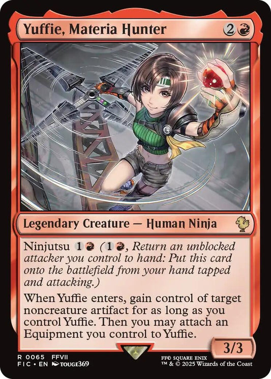 Image for Yuffie, Materia Hunter (Surge Foil) (65) - Magic: The Gathering