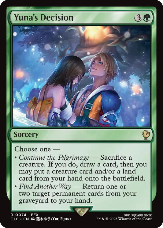 Image for Yuna's Decision (Surge Foil) (74) - Magic: The Gathering