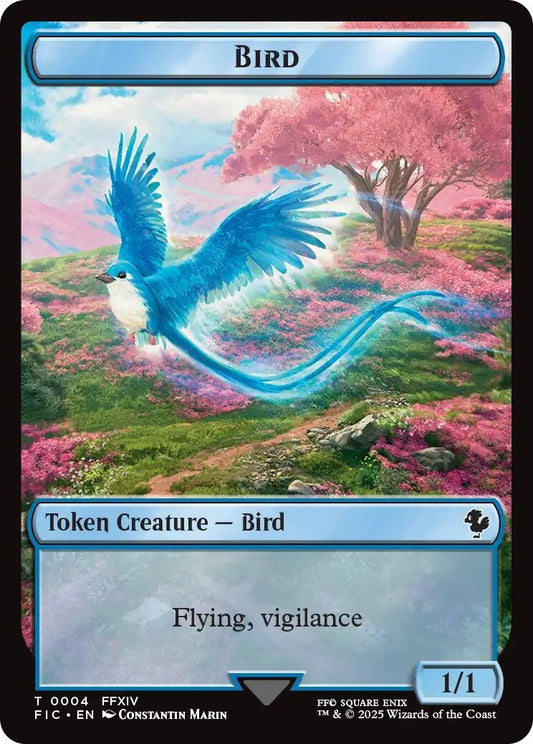 Image for Bird // Hero (0004) Double Sided Token (4 // 4) - Magic: The Gathering
