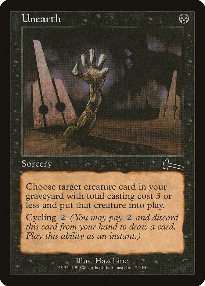 Image for Unearth (72) - Magic: The Gathering