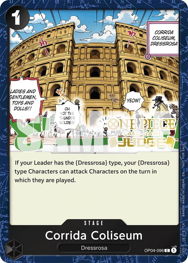 Image for Corrida Coliseum (Judge Pack Vol. 6) (OP04-096) - One Piece Card Game