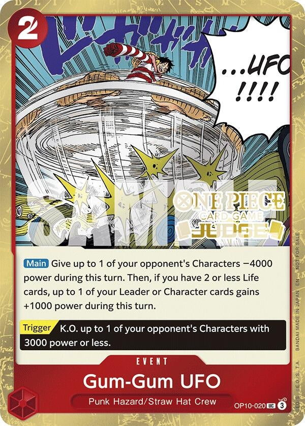 Image for Gum-Gum UFO (Judge Pack Vol. 6) (OP10-020) - One Piece Card Game