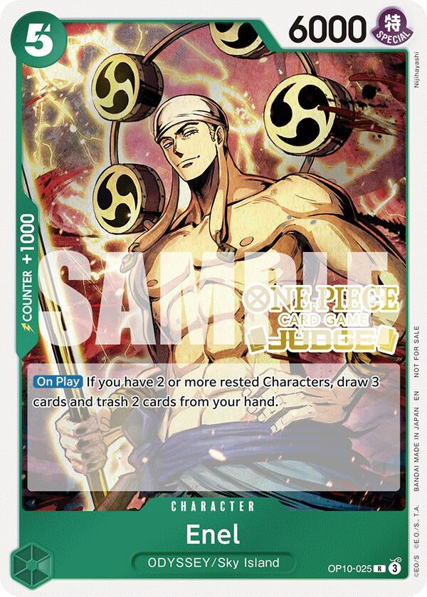 Image for Enel (Judge Pack Vol. 6) (OP10-025) - One Piece Card Game