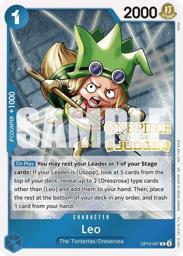 Image for Leo (Judge Pack Vol. 6) (OP10-057) - One Piece Card Game