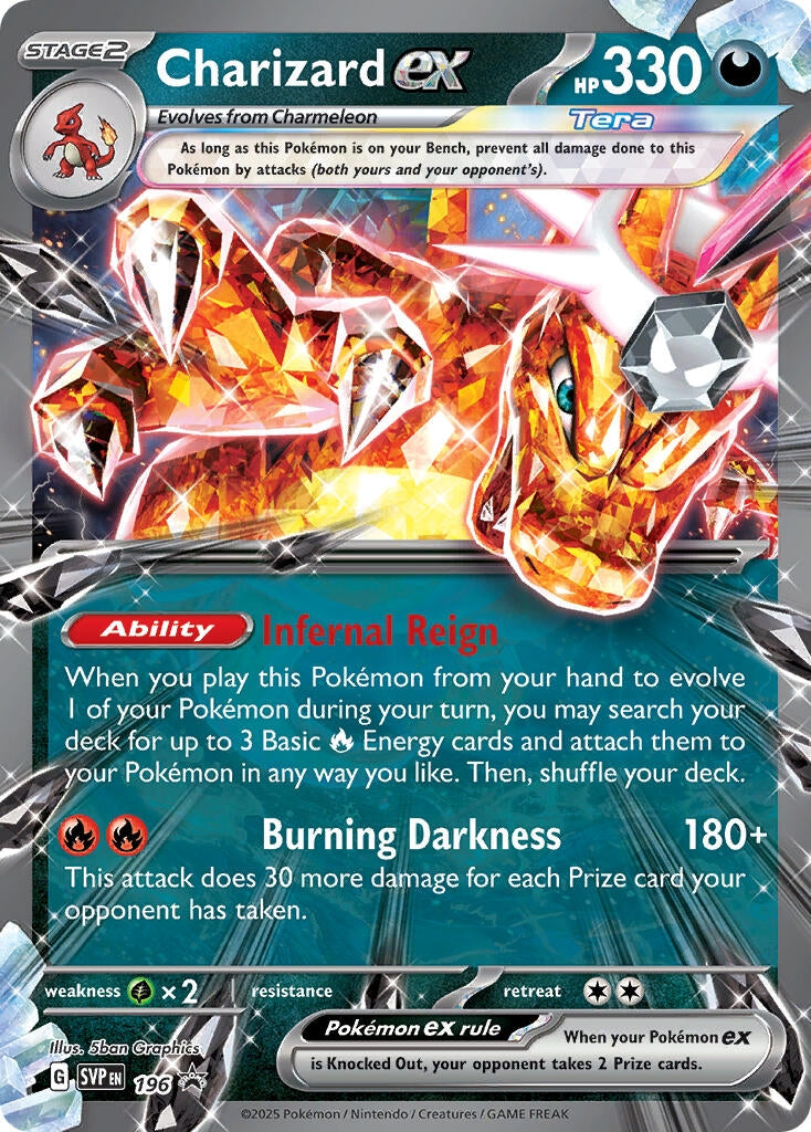 Image for Charizard ex -196 (196) - Pokemon