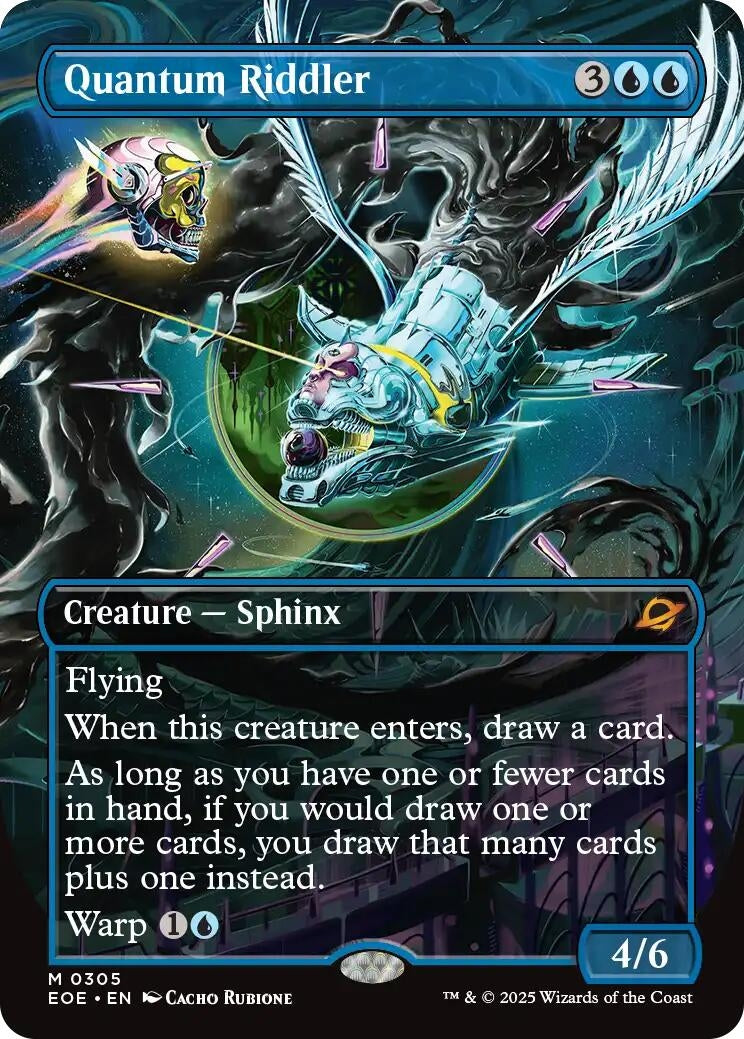 Image for Quantum Riddler (Borderless) (305) - Magic: The Gathering