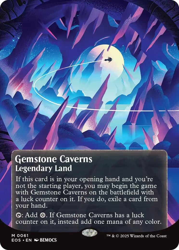 Image for Gemstone Caverns (0061) (Borderless) (61) - Magic: The Gathering
