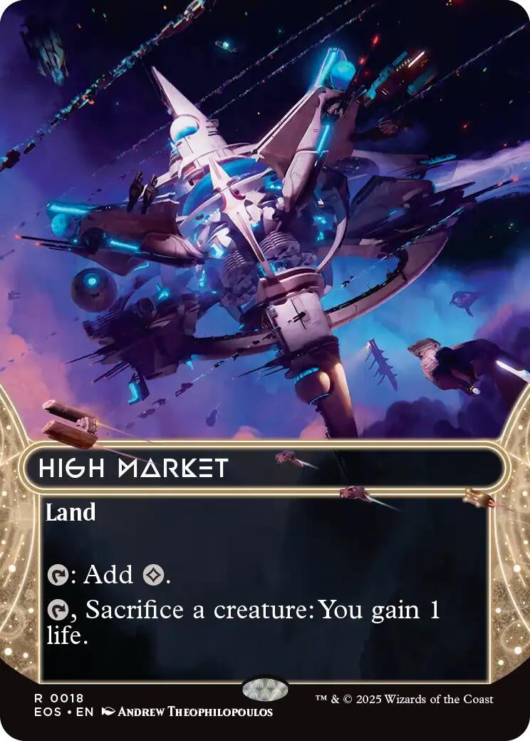 Image for High Market (0018) (Borderless) (18) - Magic: The Gathering