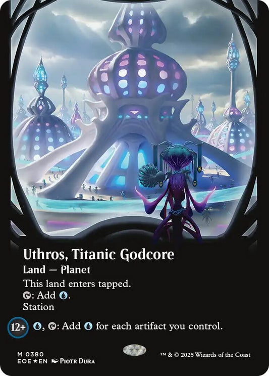 Image for Uthros, Titanic Godcore (Borderless) (Galaxy Foil) (380) - Magic: The Gathering