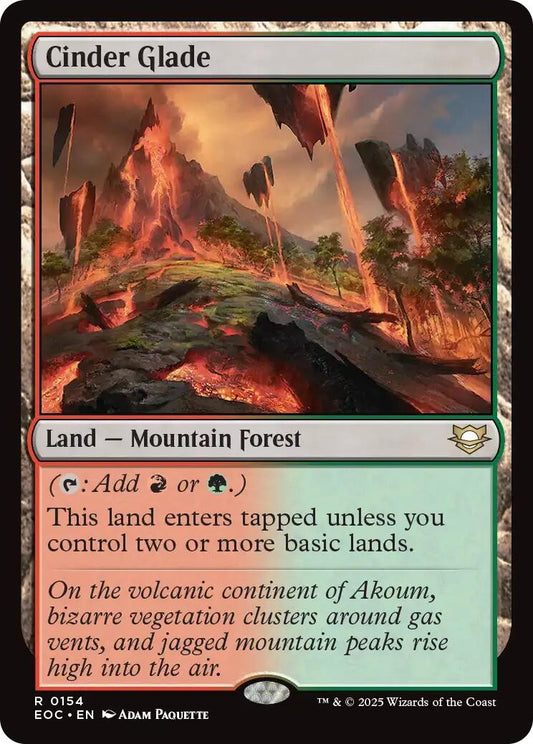 Image for Cinder Glade (154) - Magic: The Gathering