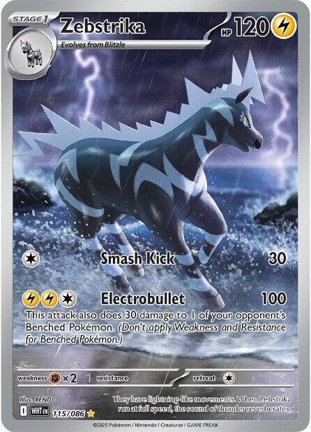 Image for Zebstrika (115/086) - Pokemon