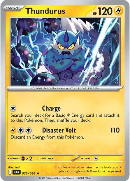 Image for Thundurus (033/086) - Pokemon