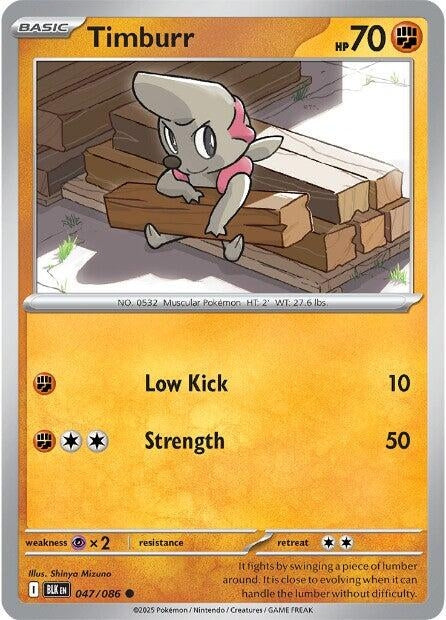 Image for Timburr (047/086) - Pokemon