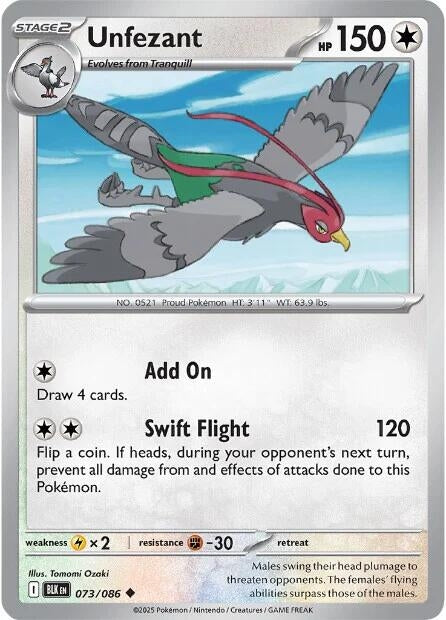 Image for Unfezant (073/086) - Pokemon