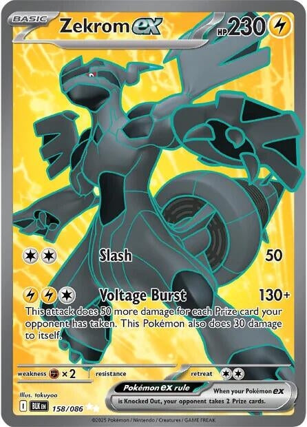 Image for Zekrom ex (158/086) - Pokemon